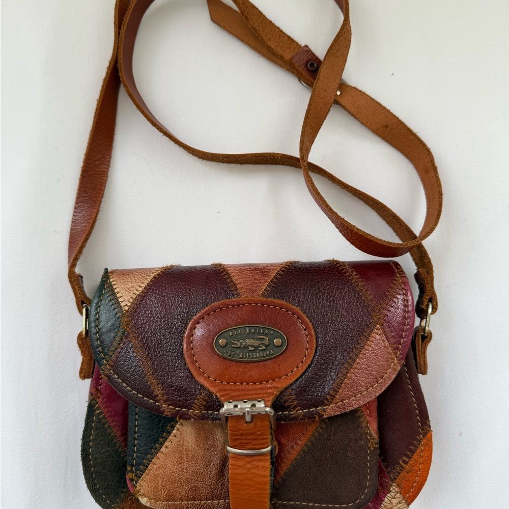 Patchwork Leather Crossbody Bag